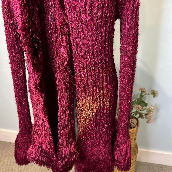 Stunning vintage y2k penny lane fairy cardigan/ long sweater- shaggy coat - Picture 4 of 5